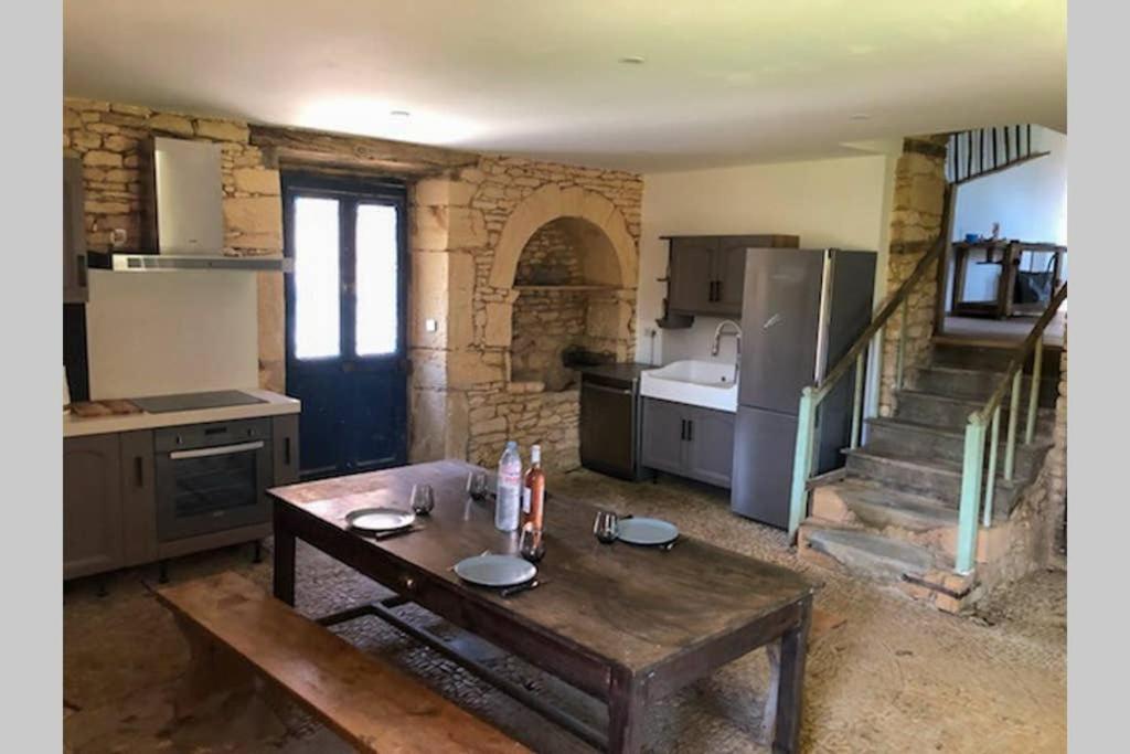 Chez Rénou et Prospérou maison typique du Sarladait Saint-Genies Exterior foto