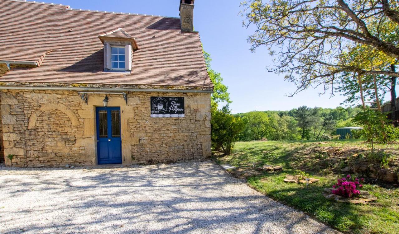 Chez Rénou et Prospérou maison typique du Sarladait Saint-Genies Exterior foto